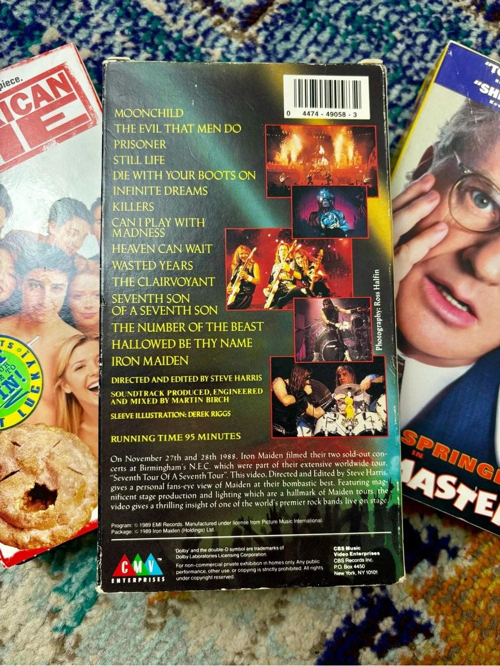 VTG Set of 3: Iron Maiden Maiden England + American Pie + Ringmaster